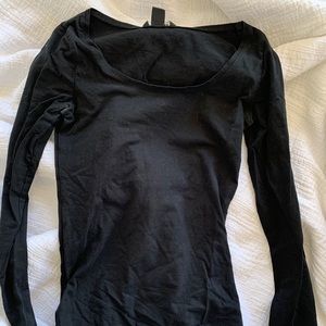 H&M Black long sleeve top